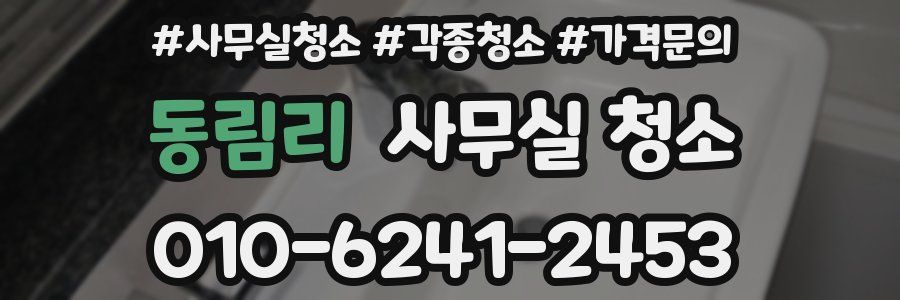 동림리 사무실 청소