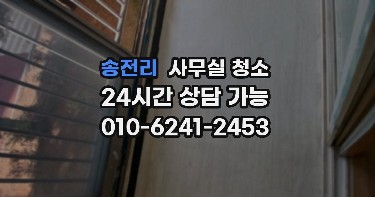 송전리 사무실 청소