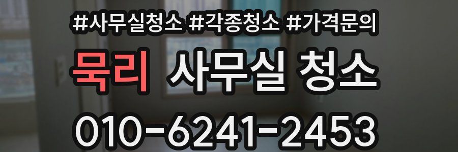 묵리 사무실 청소
