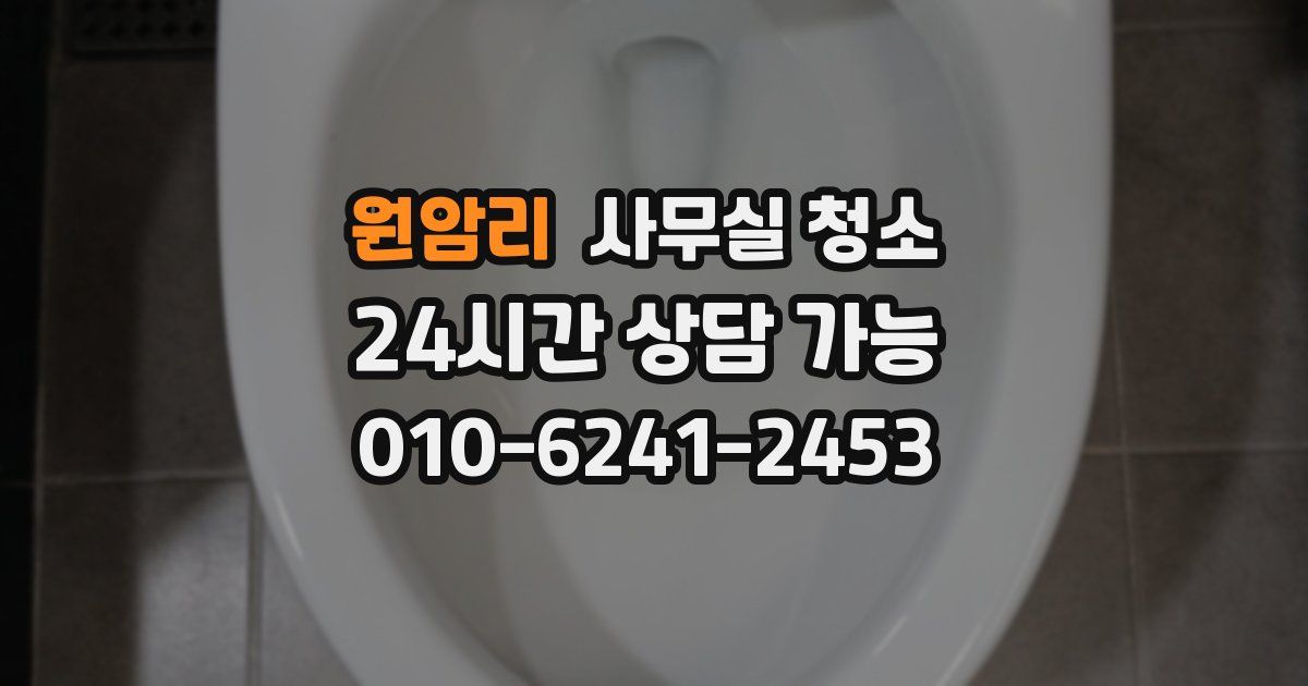 원암리 사무실 청소