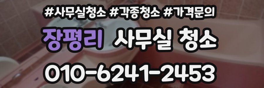 장평리 사무실 청소