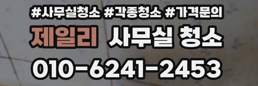 제일리 사무실 청소