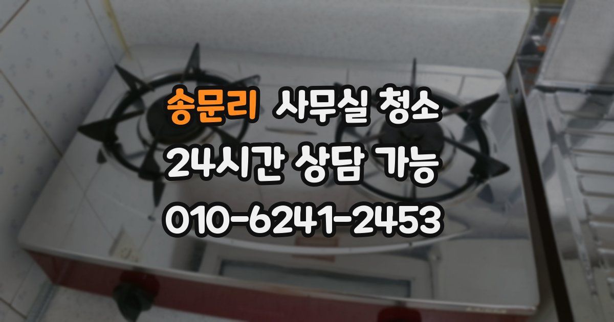 송문리 사무실 청소