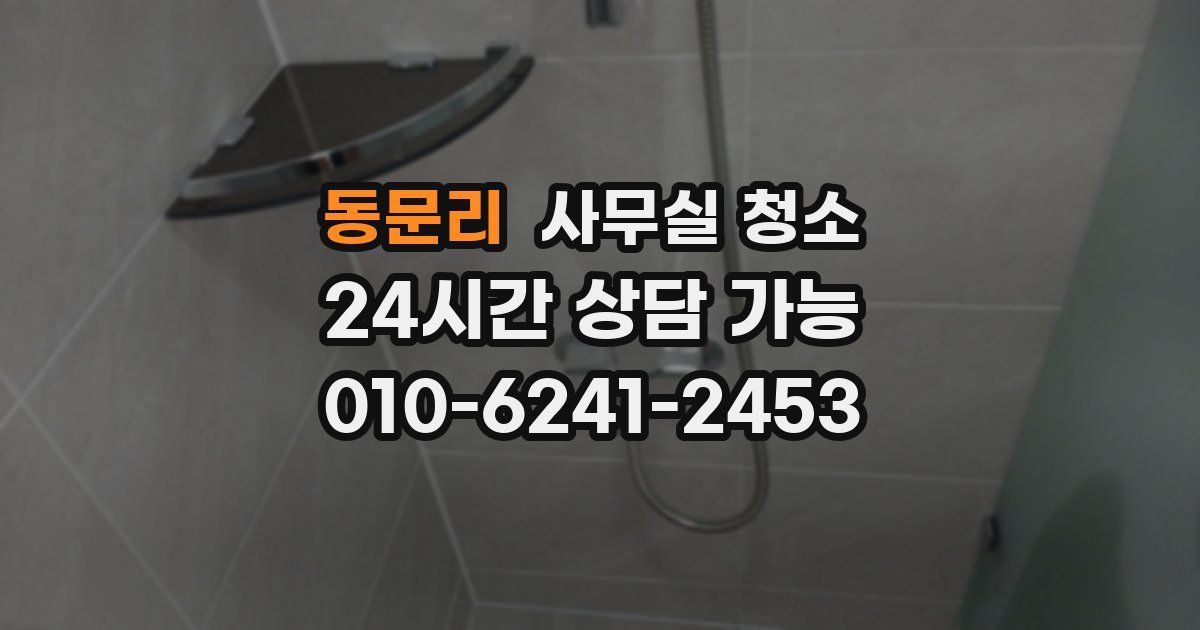 동문리 사무실 청소