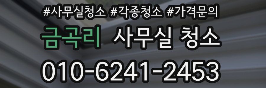 금곡리 사무실 청소