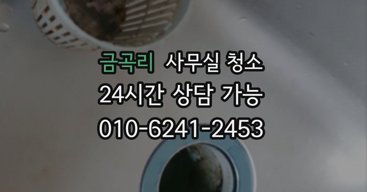 금곡리 사무실 청소
