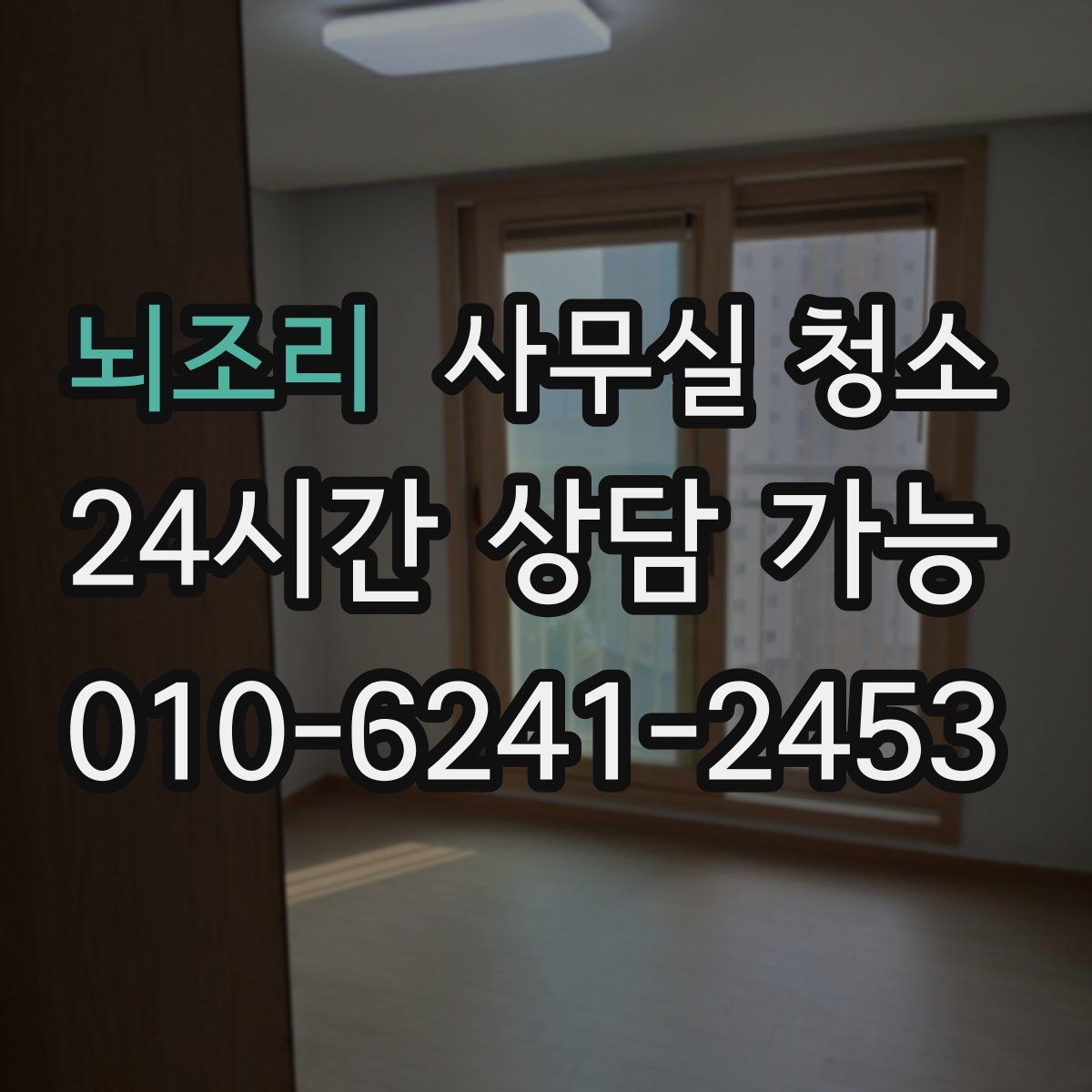 뇌조리 사무실 청소