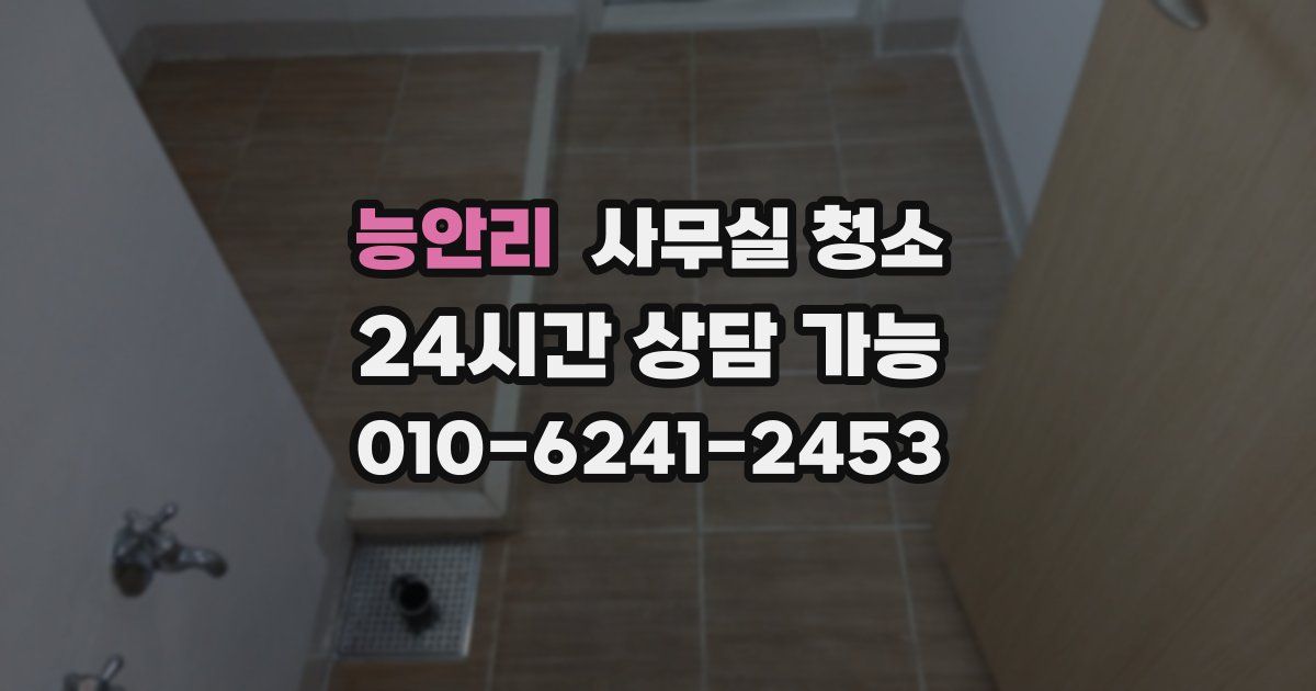 능안리 사무실 청소