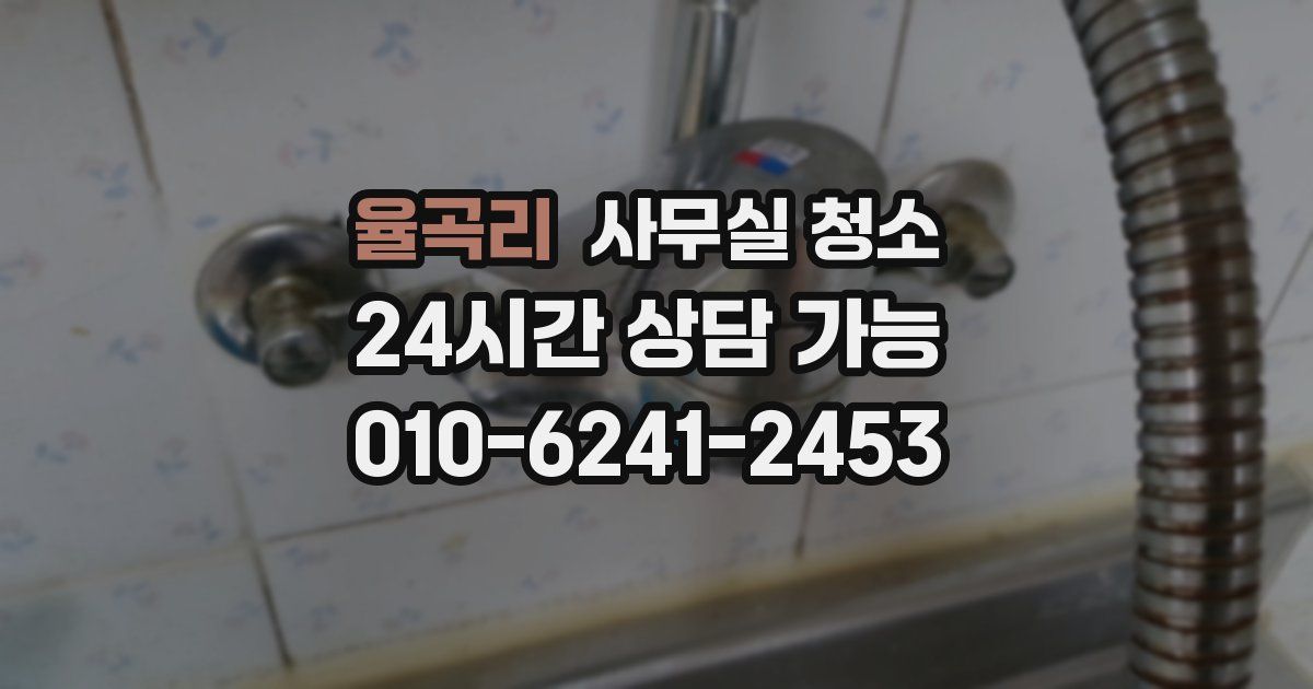 율곡리 사무실 청소