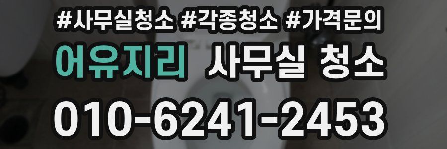 어유지리 사무실 청소