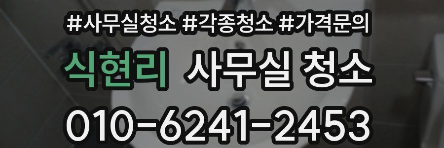 식현리 사무실 청소