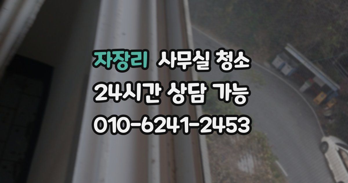 자장리 사무실 청소