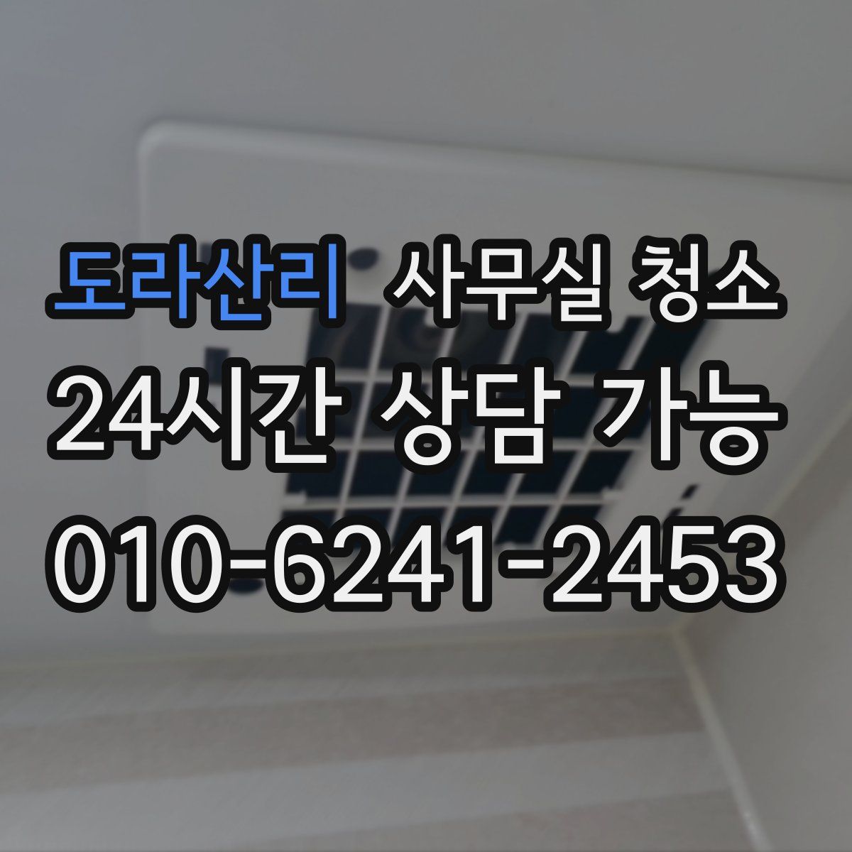 도라산리 사무실 청소