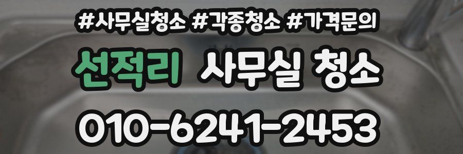 선적리 사무실 청소