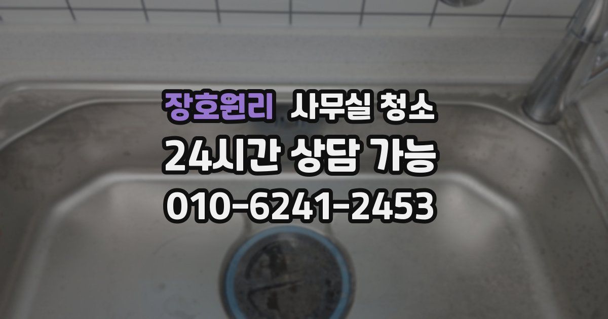 장호원리 사무실 청소