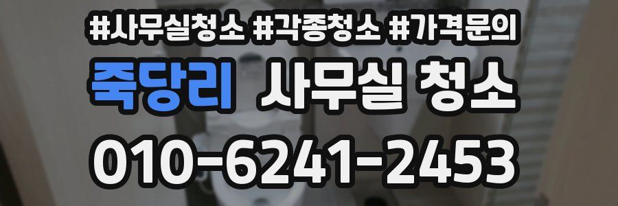 죽당리 사무실 청소
