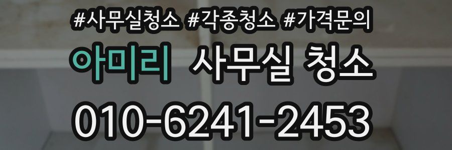 아미리 사무실 청소