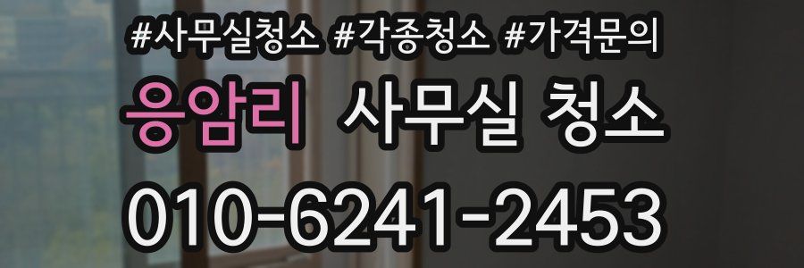 응암리 사무실 청소