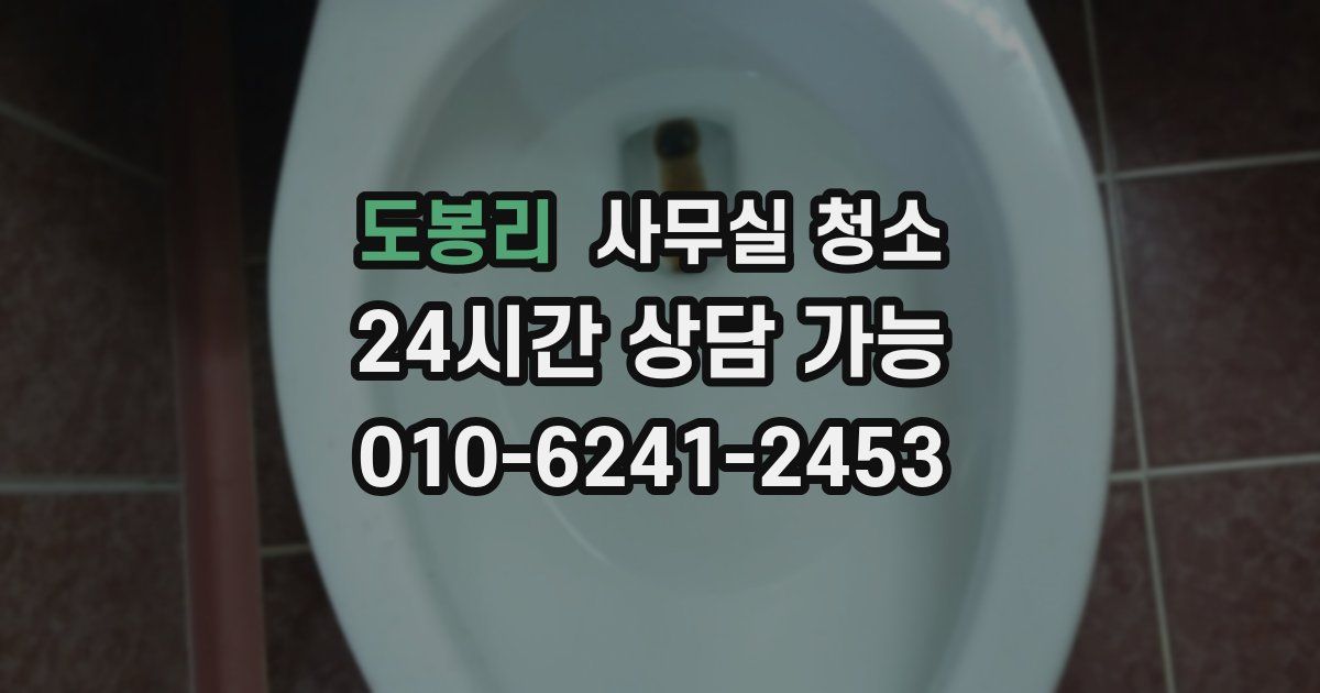 도봉리 사무실 청소