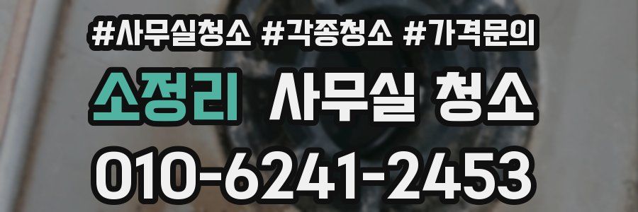 소정리 사무실 청소