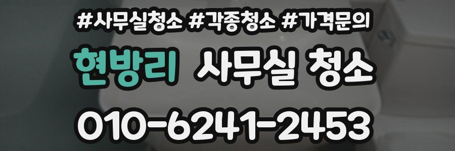 현방리 사무실 청소