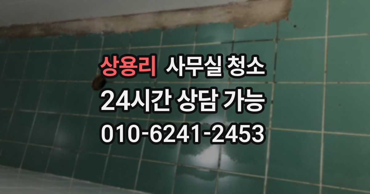 상용리 사무실 청소