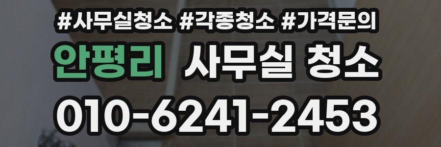안평리 사무실 청소