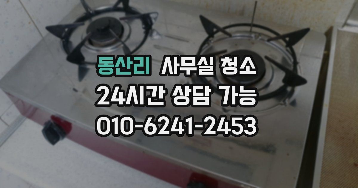 동산리 사무실 청소