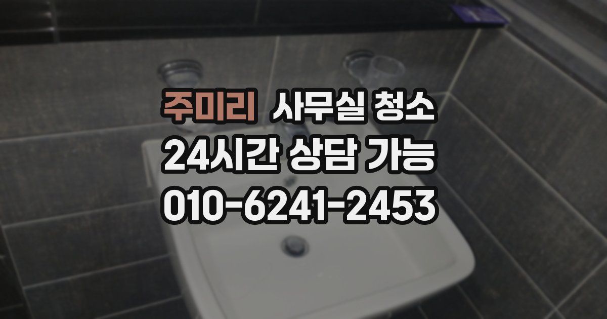 주미리 사무실 청소
