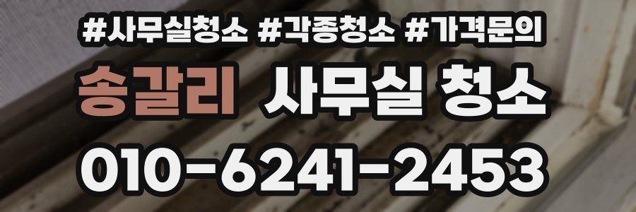 송갈리 사무실 청소
