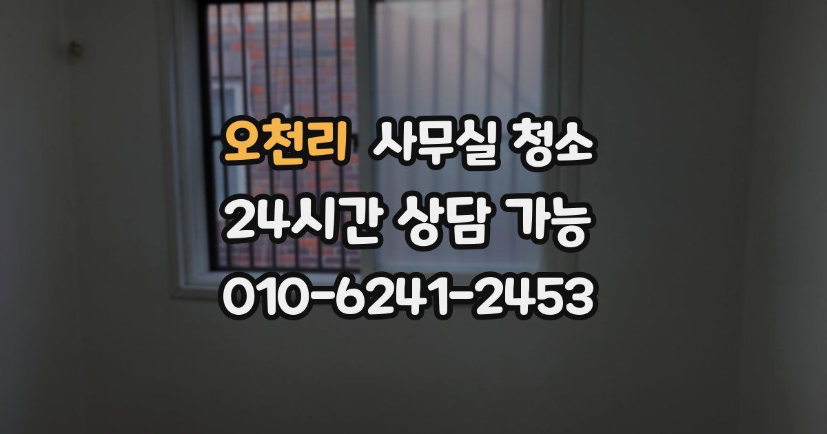 오천리 사무실 청소