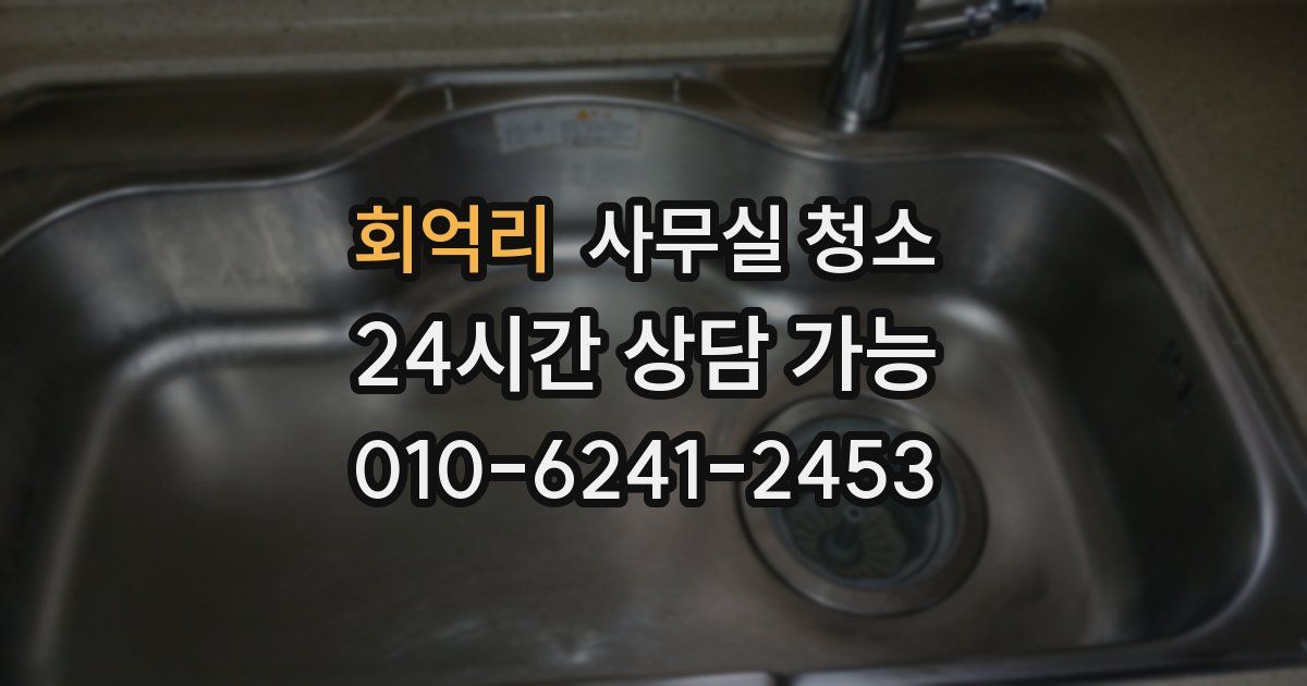 회억리 사무실 청소