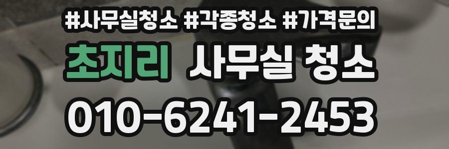 초지리 사무실 청소
