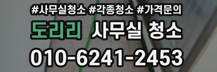 도리리 사무실 청소