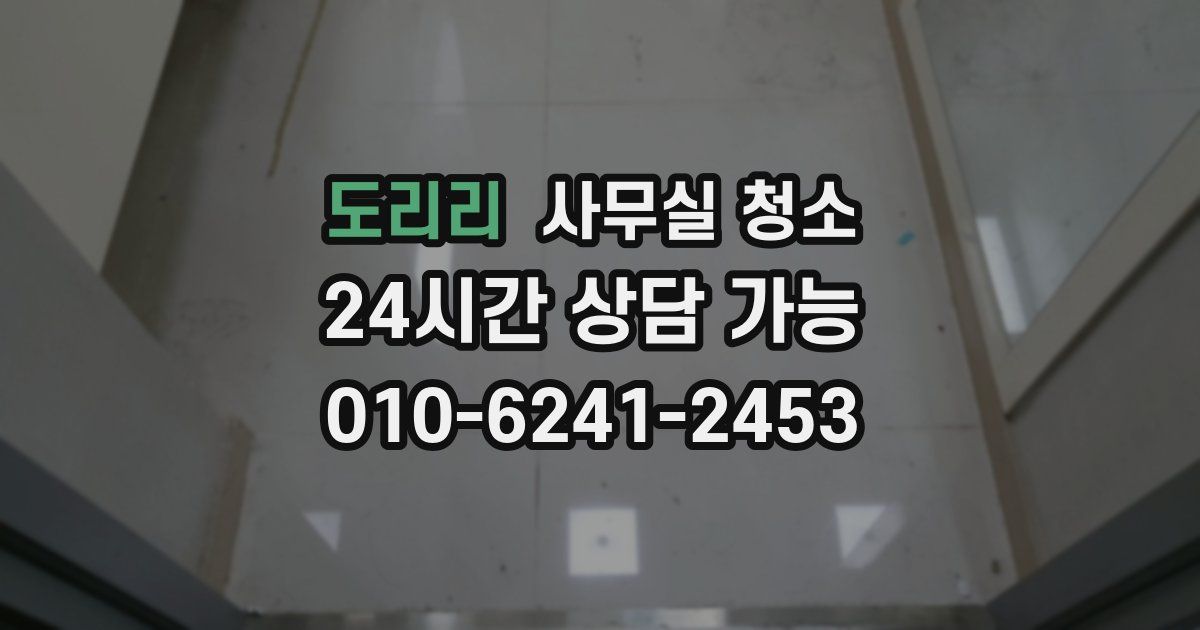 도리리 사무실 청소