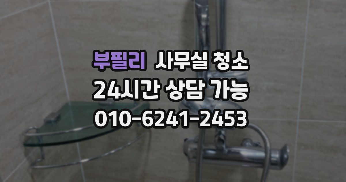부필리 사무실 청소