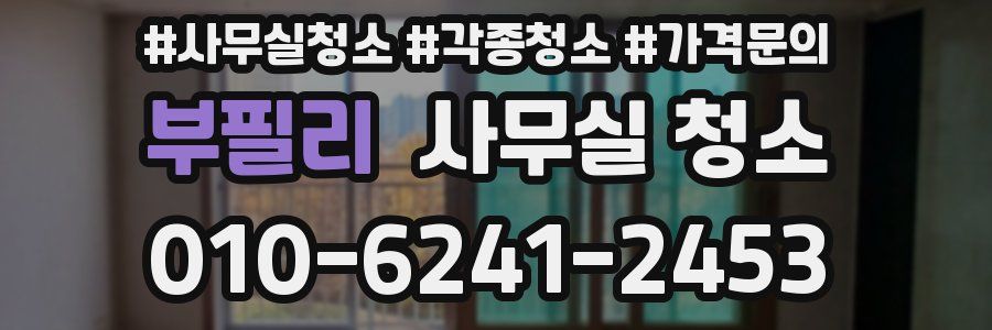 부필리 사무실 청소