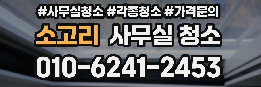소고리 사무실 청소