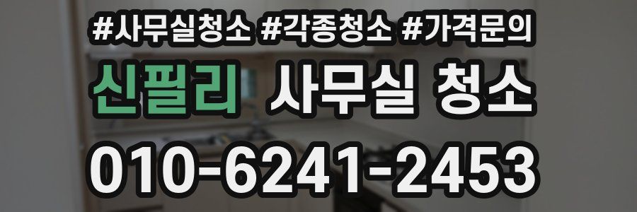 신필리 사무실 청소