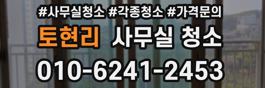 토현리 사무실 청소