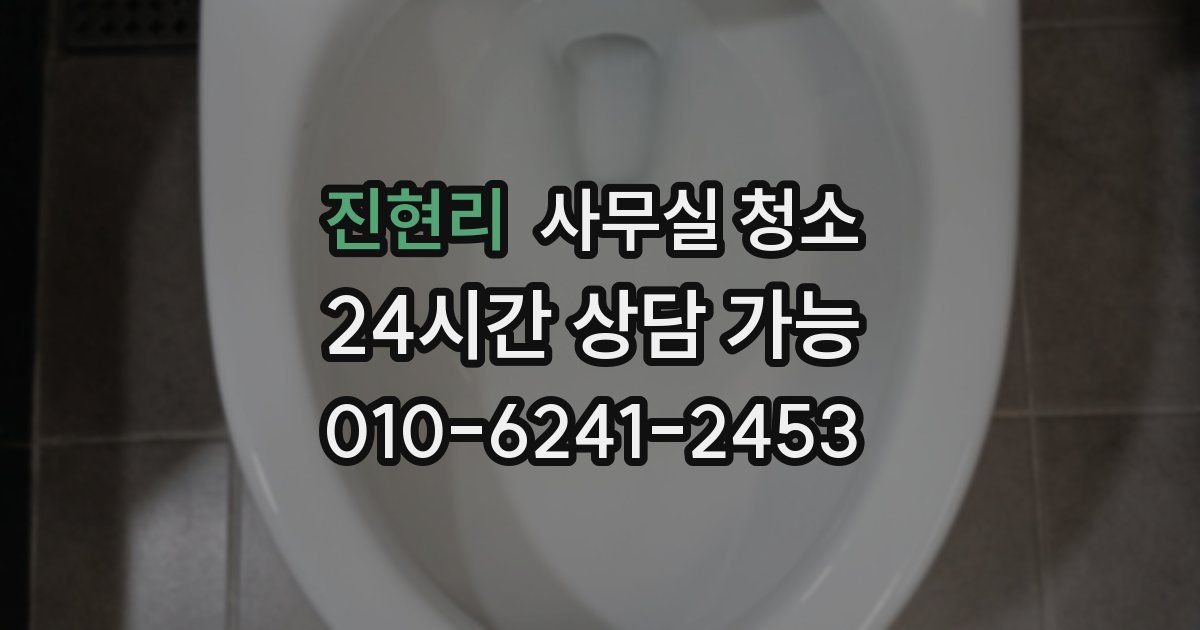 진현리 사무실 청소