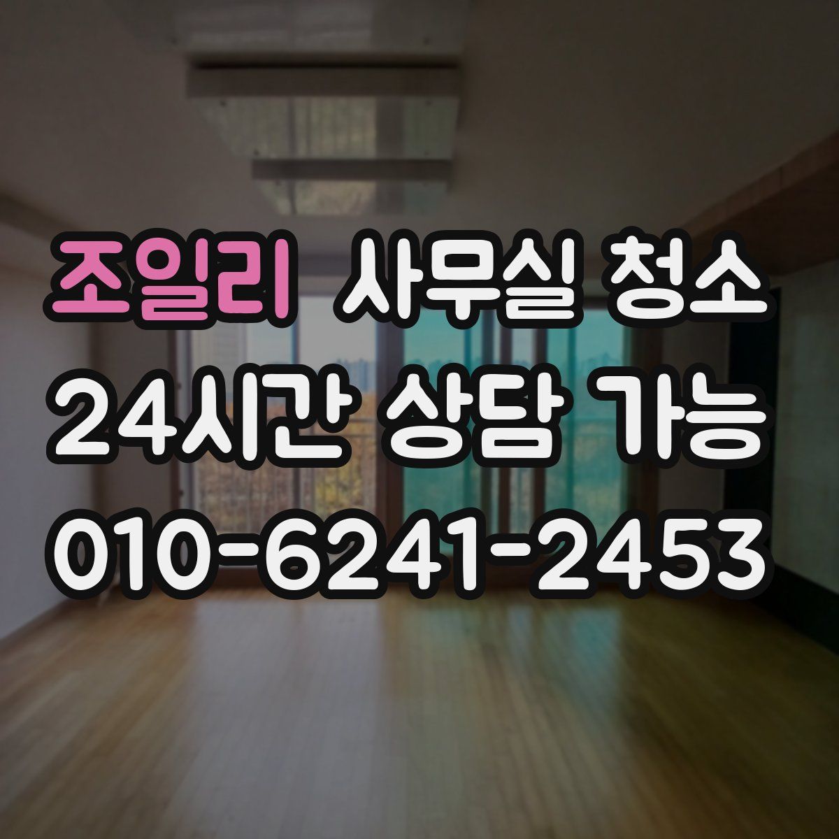 조일리 사무실 청소