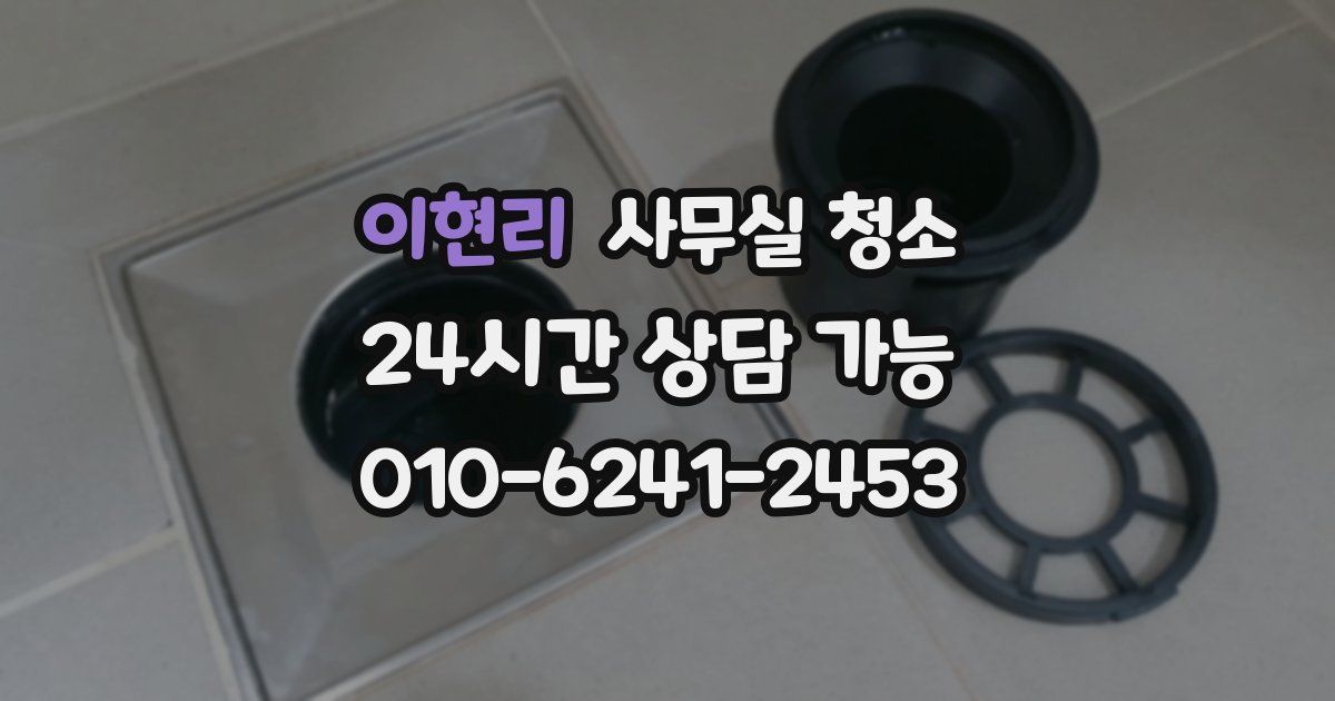 이현리 사무실 청소
