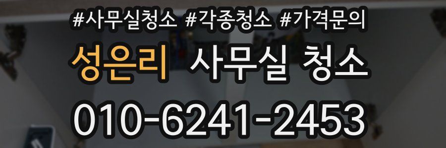 성은리 사무실 청소