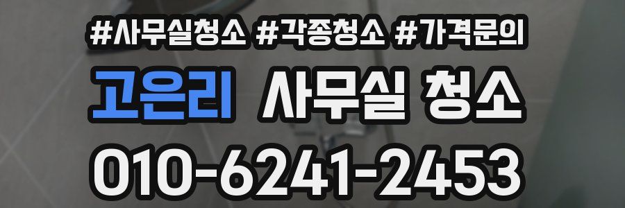 고은리 사무실 청소