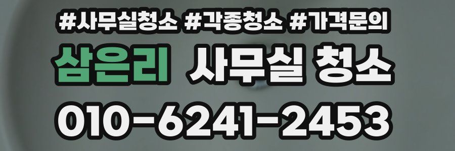 삼은리 사무실 청소