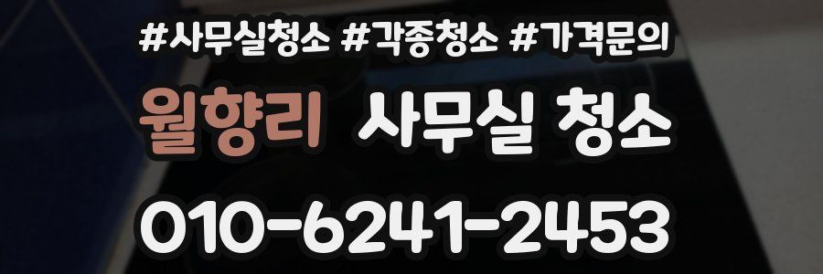 월향리 사무실 청소