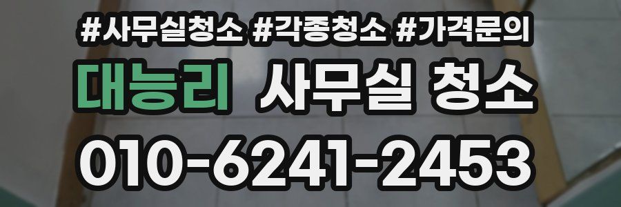 대능리 사무실 청소