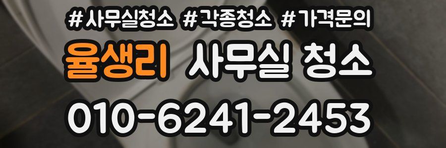 율생리 사무실 청소