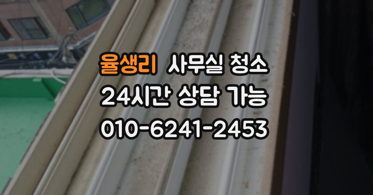 율생리 사무실 청소